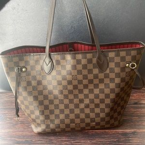 Louis Vuitton Neverfull MM Brown Damier Tote